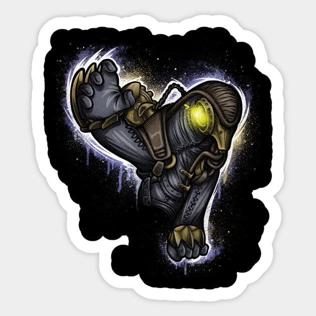 Protector of the Lamb Sticker by Punksthetic